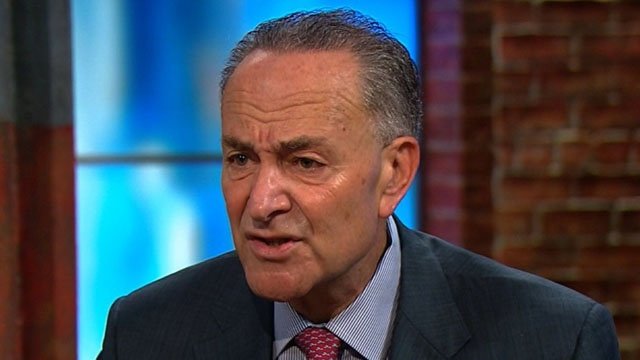 Chuck Schumer talking on television
