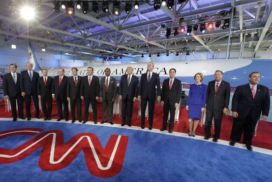 The Republican party lined up on CNN