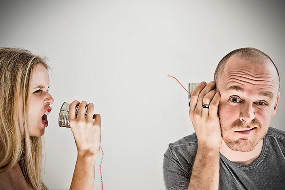 Couple having conflict in communication with woman yelling