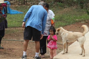 Paradise Mountain Coffee Farm Locals and Dog