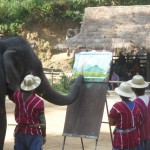 Chiang Mai Painting Elephants