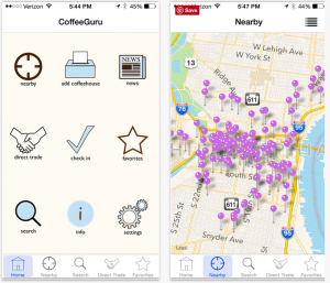 coffee apps for mobile