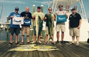 White Lightning 35 pound mahi, blue marlin, 2 whites