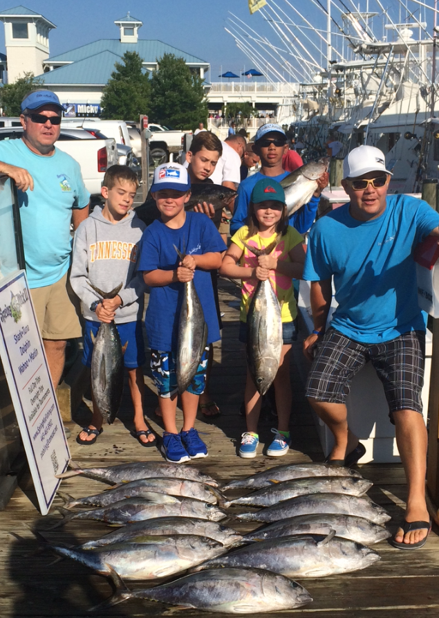 Kids Smash the Yellowfin and Poor Girls Open Day 1