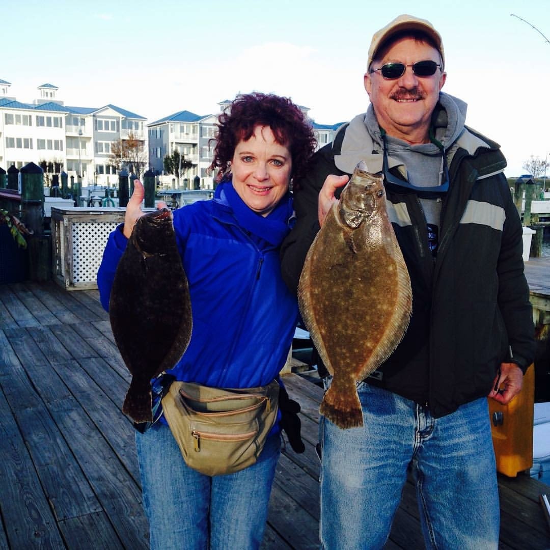 Keeper Flounder and Tog in the Bay