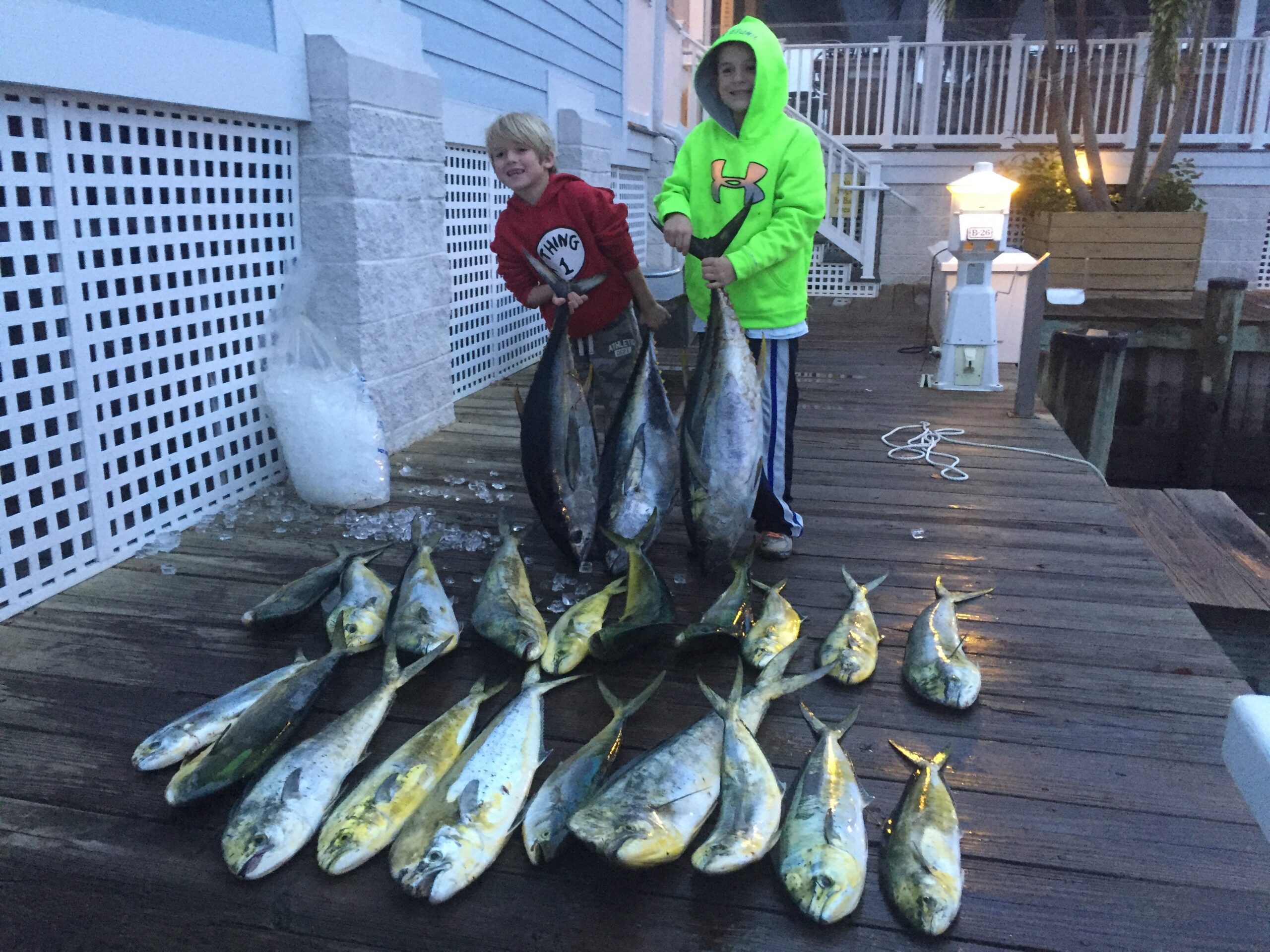 Late November Tuna and Mahi