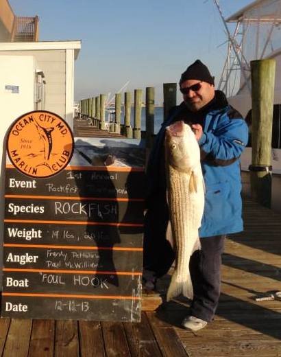 Ocean City Marlin Club Rockfish Tournament