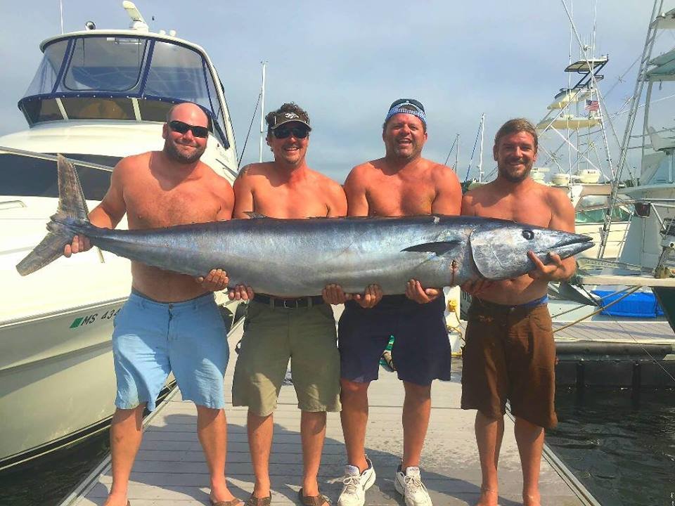 182 Pound Wahoo Caught out of Cape Cod