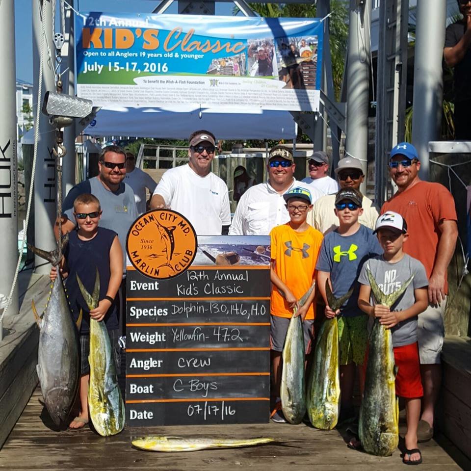 Mahi, Tuna and Kid’s Classic Results