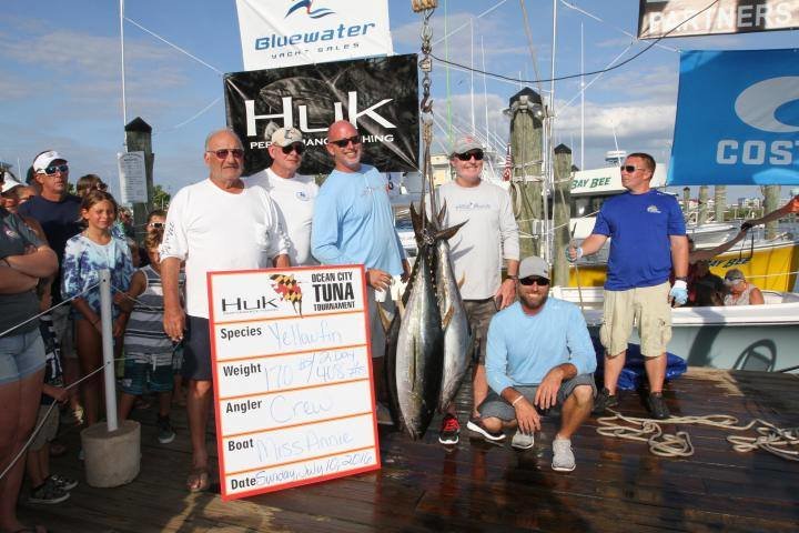 Ocean City Tuna Tournament Final Results