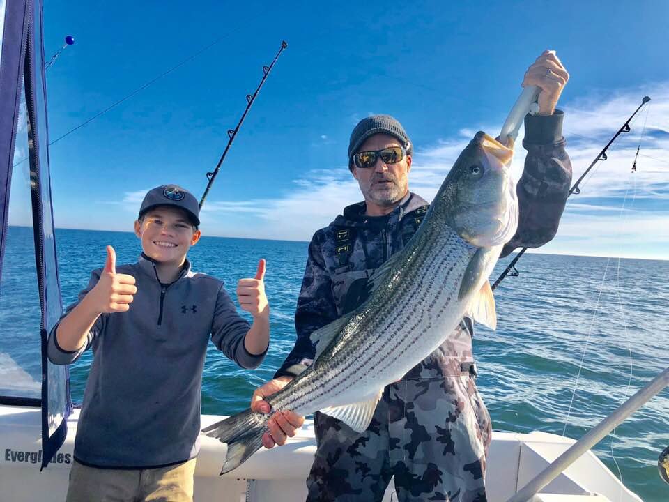 Rockfish Off of Ocean City, Maryland