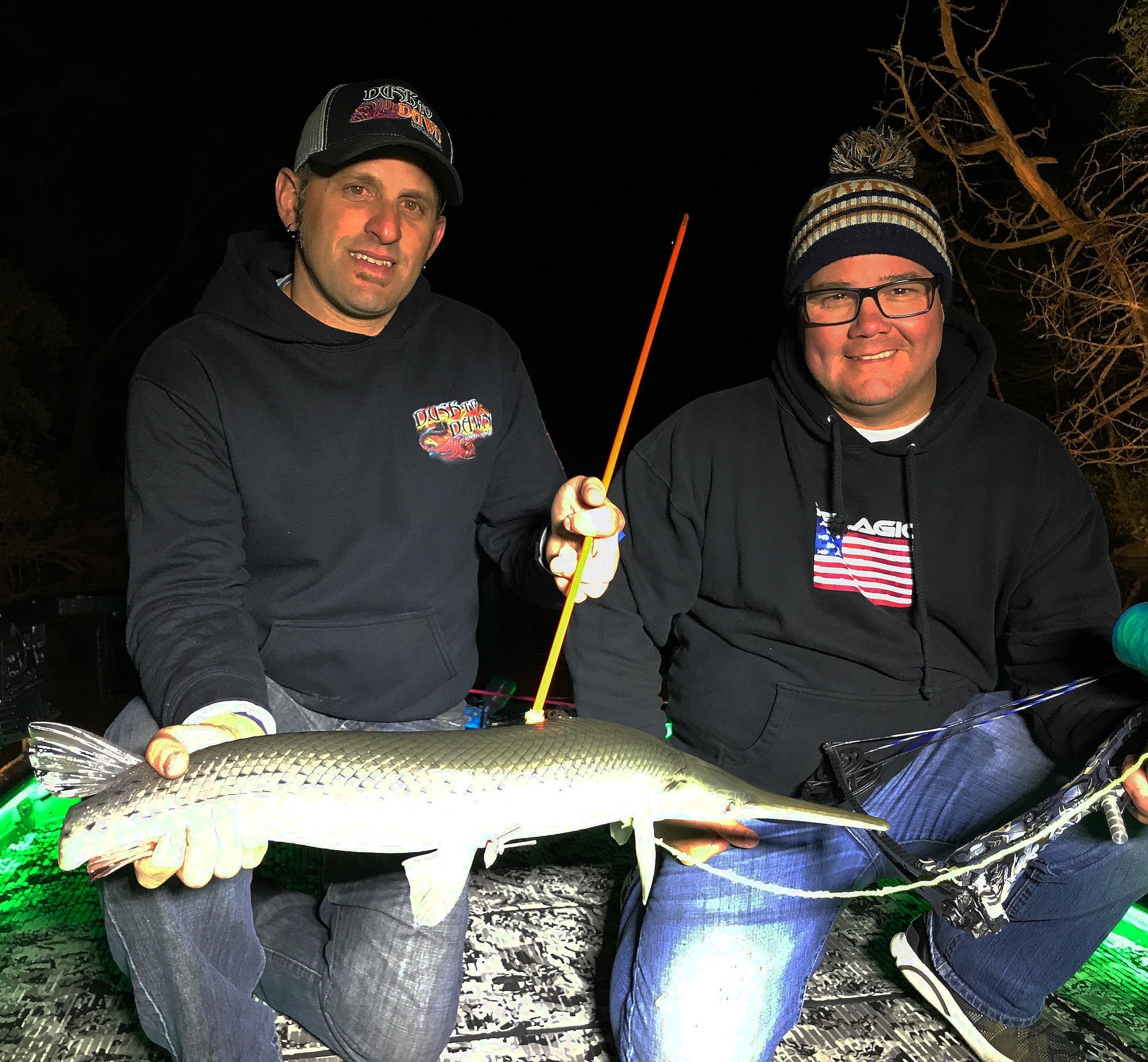 Nighttime Bowfishing