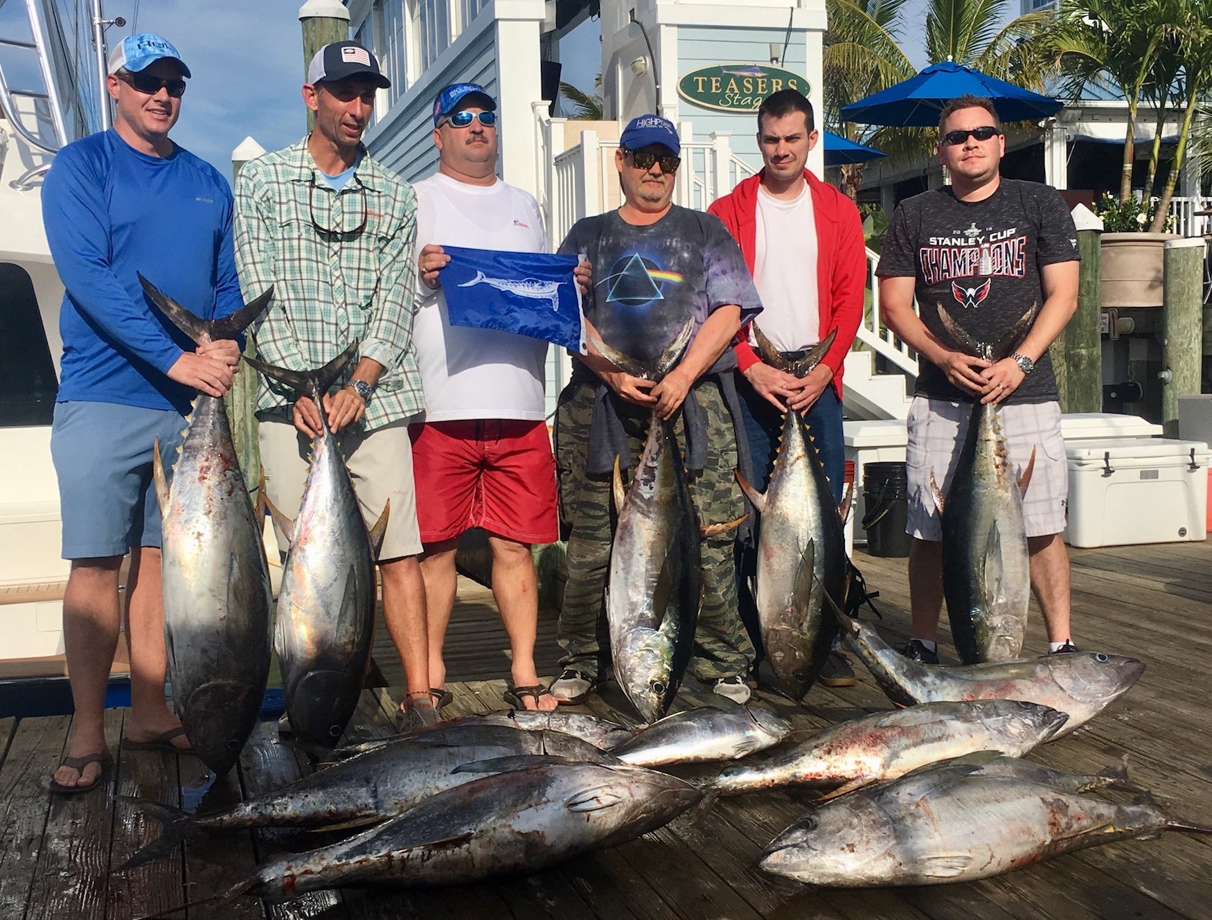 Triggers, Flounder, Blue Marlin and Tuna Fish