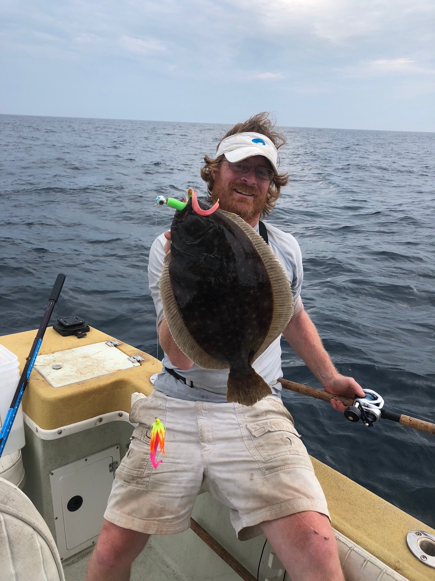 The Flounder Bite is On