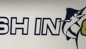 Fish in OC Vinyl Decal - Free Shipping