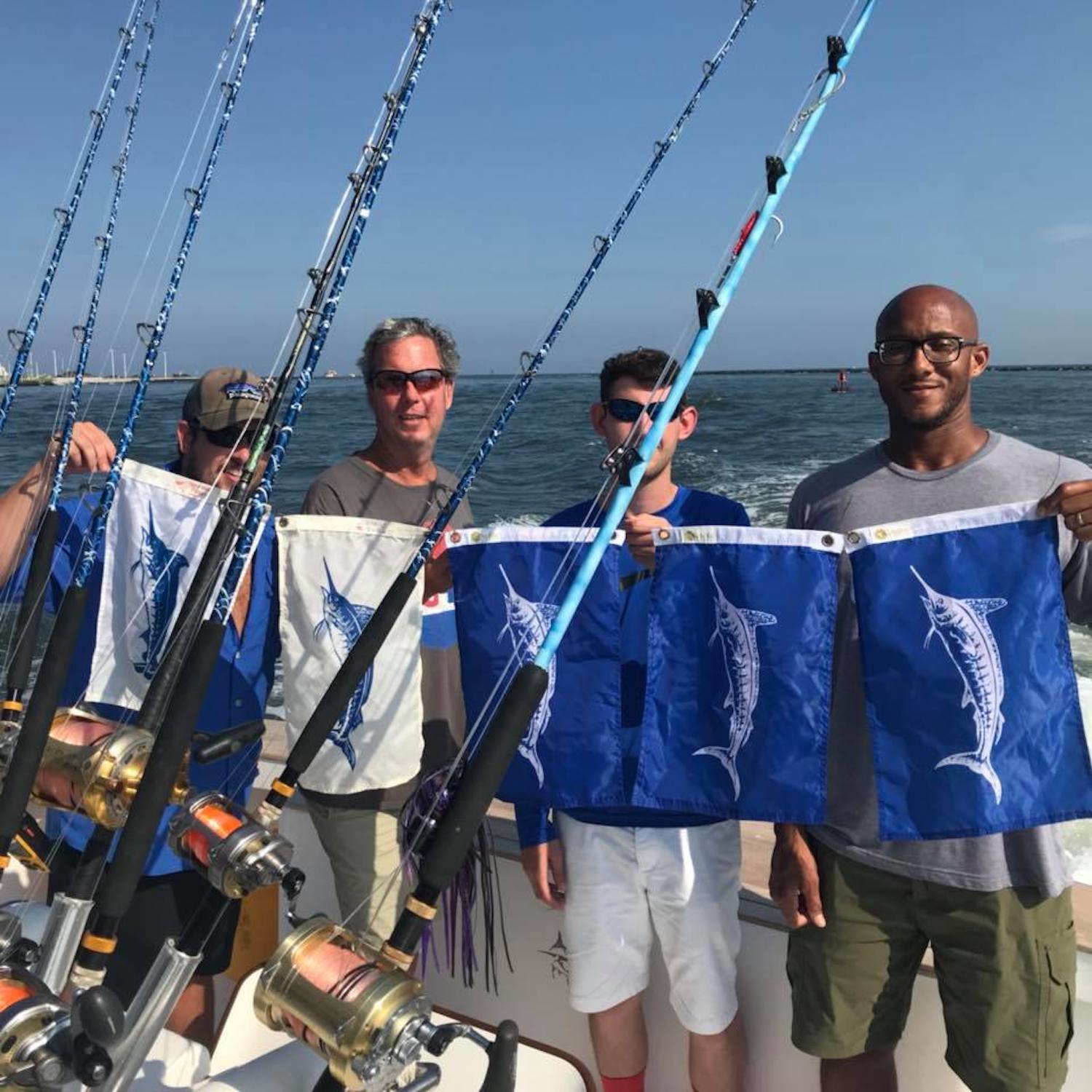 Flat Calm Conditions with Marlin and Flounder