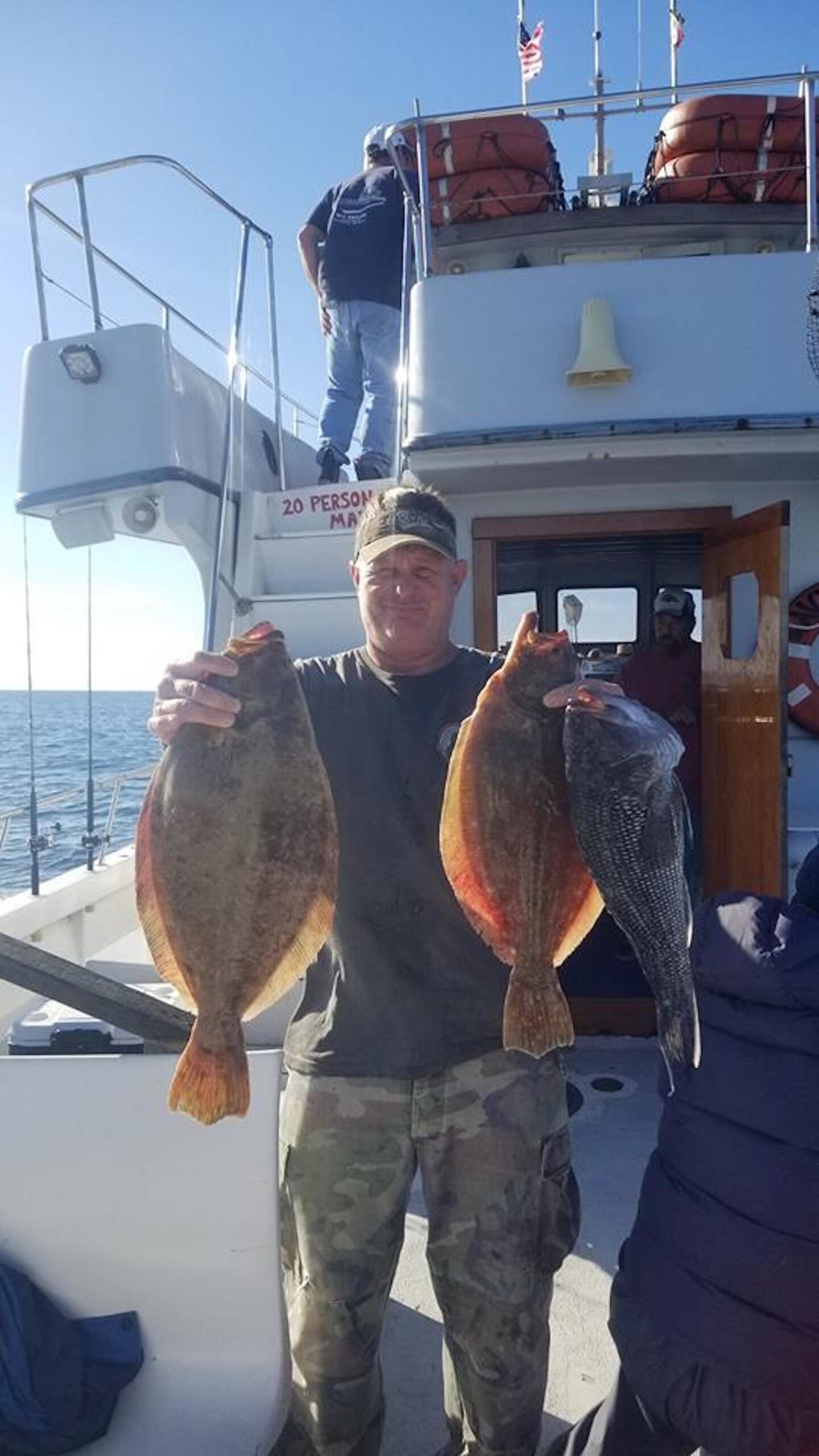 Sea Bass Up to 3 Pounds, Flounder Up To 5