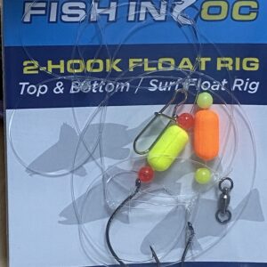 2-Hook Float Rig Orange / Chartreuse