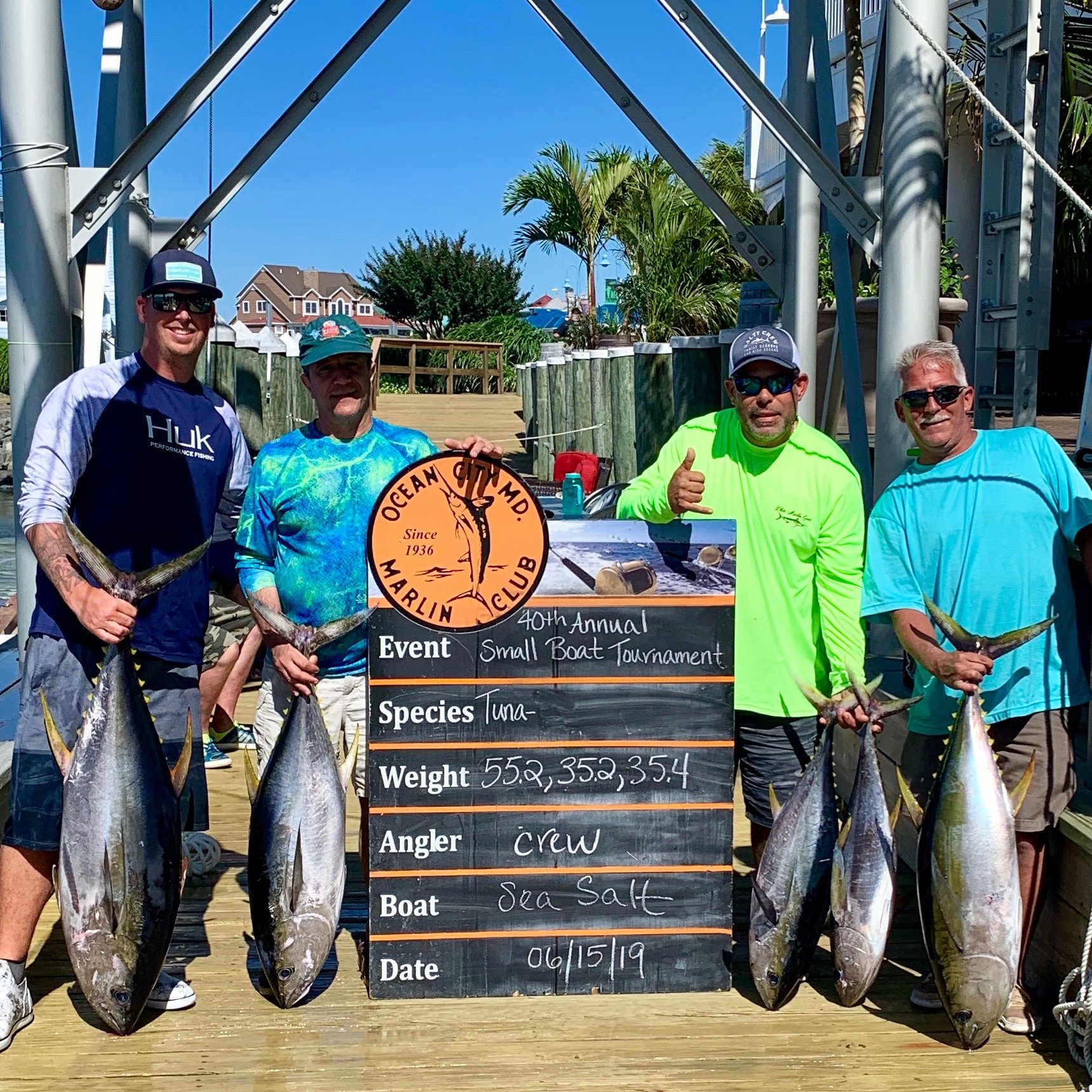 OCMC 40th Annual Small Boat Tournament Results