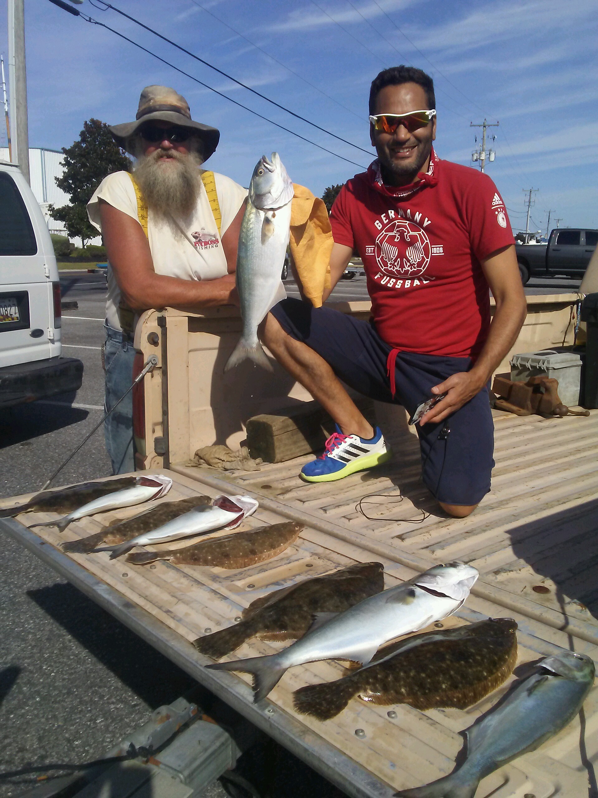 5 Flounder and 5 Blues