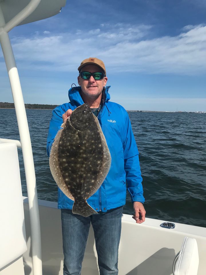 First Flounder of the Ocean City, MD 2020 Season