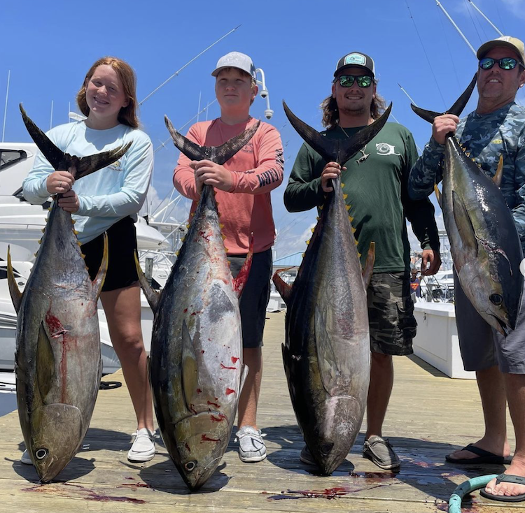 Jumbo Yellowfin on the Chunk