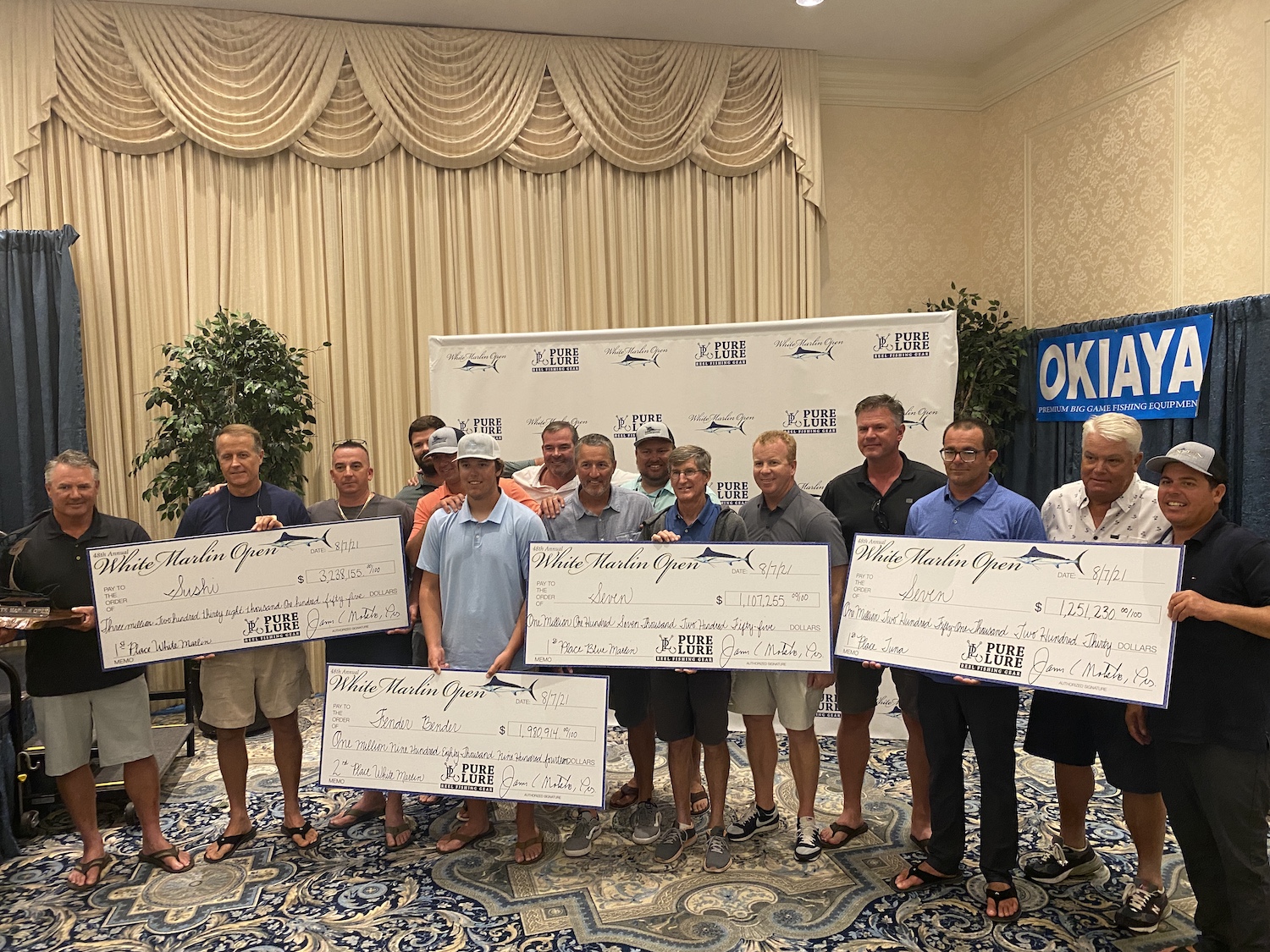 Four Checks Well Over $1 Million Dollars Each