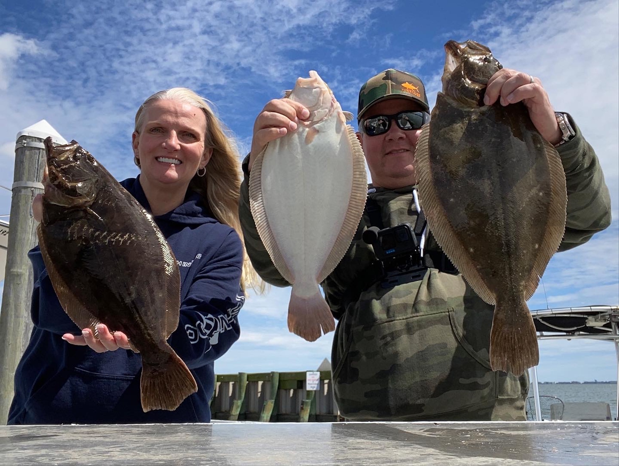 More Keeper Flounder in the Bay and A 45 Pound Catfish