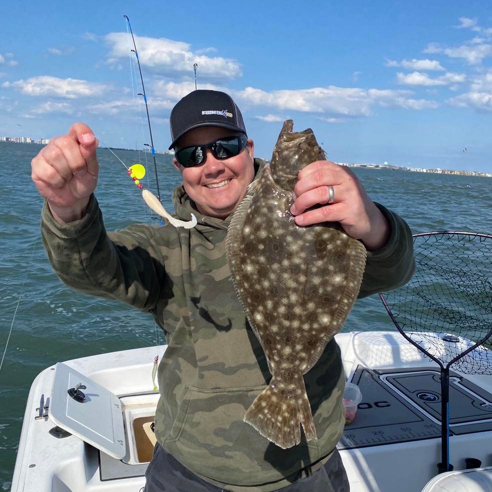 First Flounder of the 2022 Ocean City Fishing Season