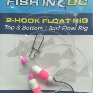 2-Hook Float Rig Pink / White