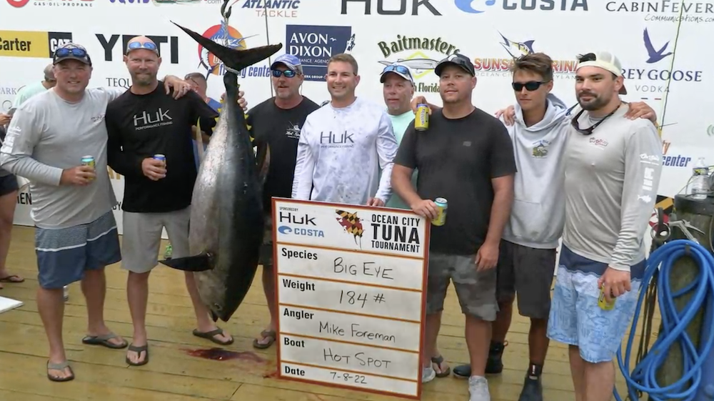 Big Fish On Day 1 of the 2022 Ocean City Tuna Tournament