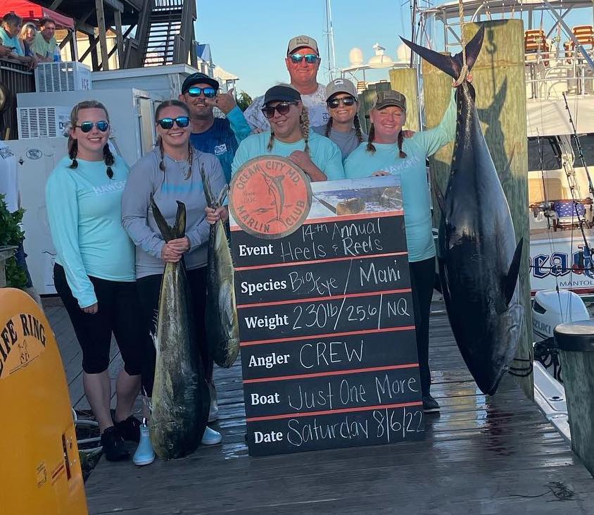 Ocean City Marlin Club 2022 Heels & Reels Results