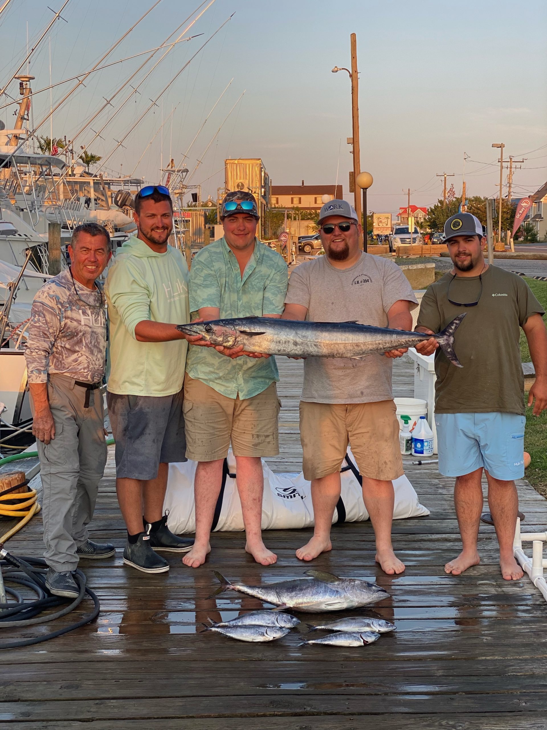 Wahoo, Tuna, Sea Bass, Bluefish and Flounder