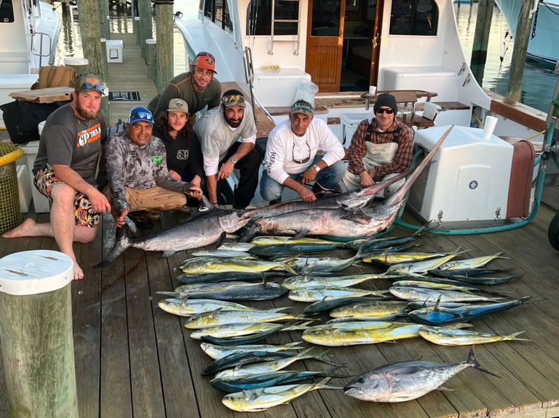 9 Pound Flounder and Tuna, Mahi and Swords in the Canyon