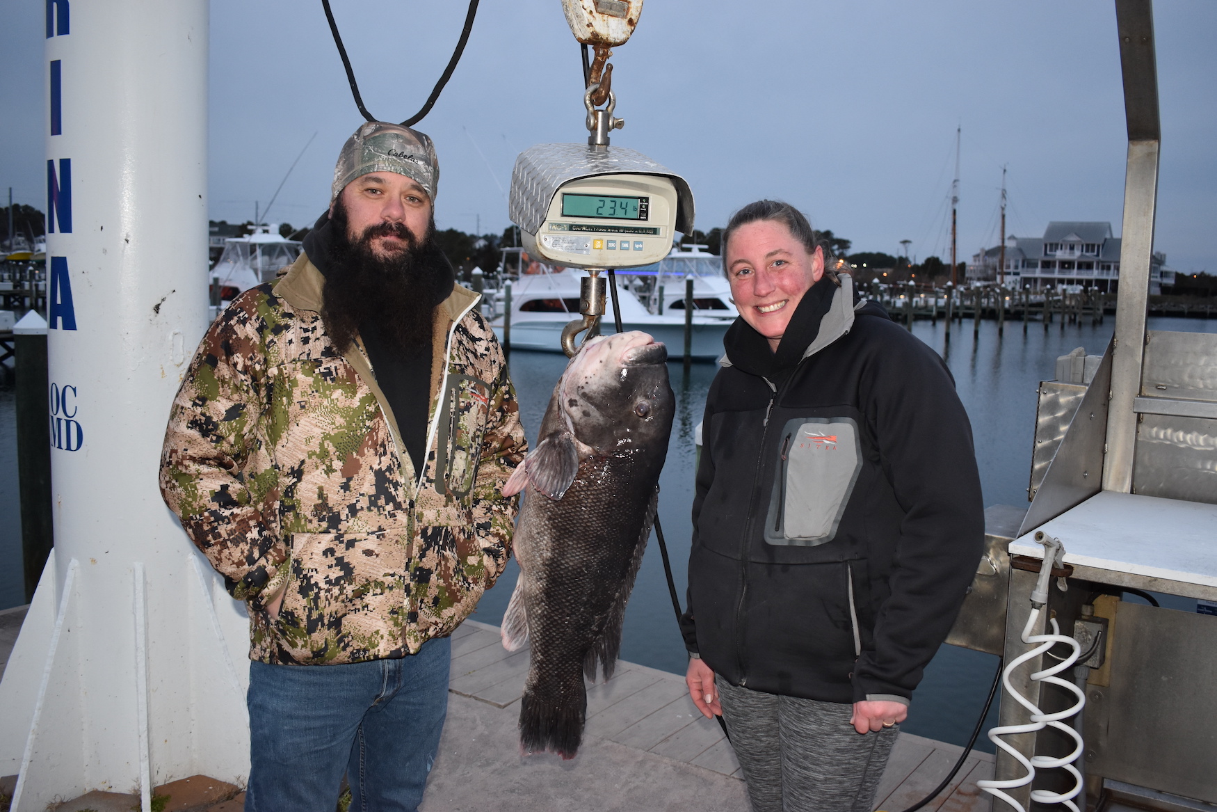23.4 Pound Tautog Could Be New Lady Angler World Record