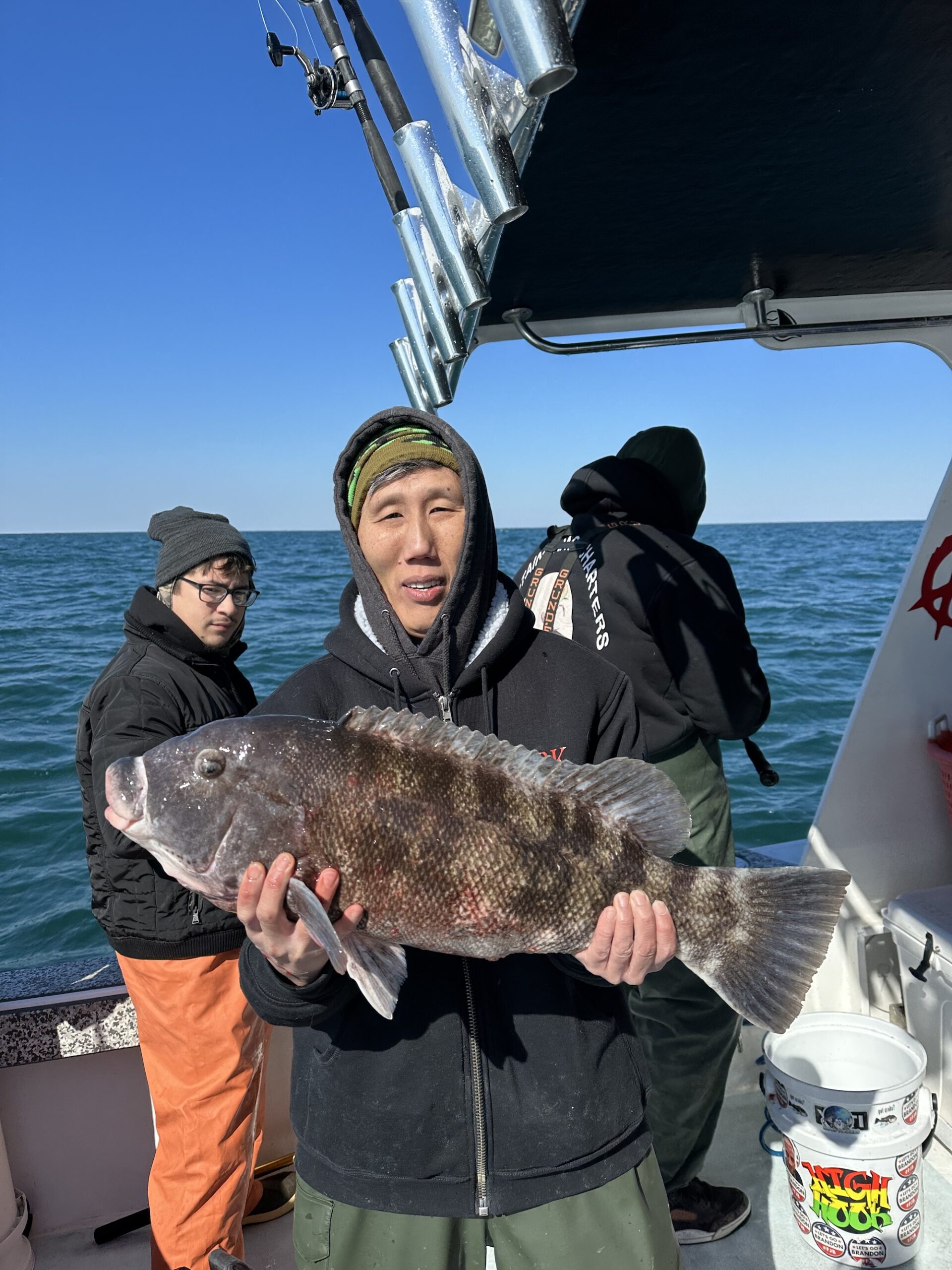 Jumbo Tog in the Ocean and First Keeper Tog in the Bay