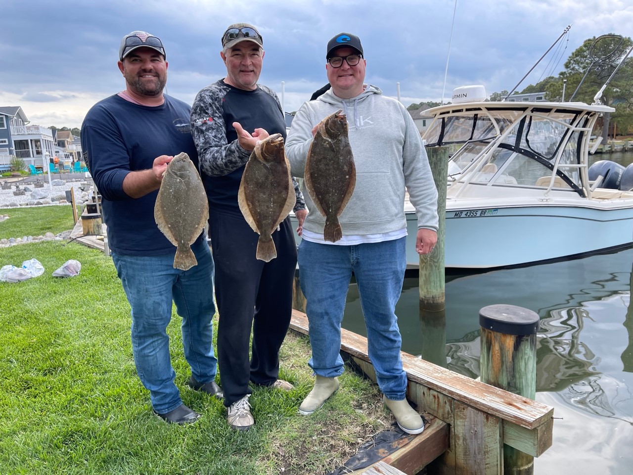 Keeper Flounder and 16 Pound Tautog