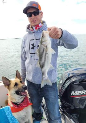 Fish On a Chilly, Windy Day