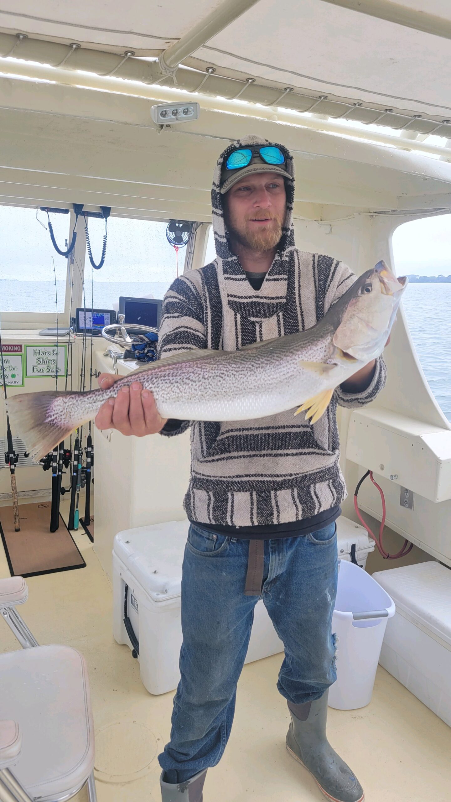 A 28″ Trout, A 38″ Bluefish and A 5 Pound, 15 Oz Sea Bass