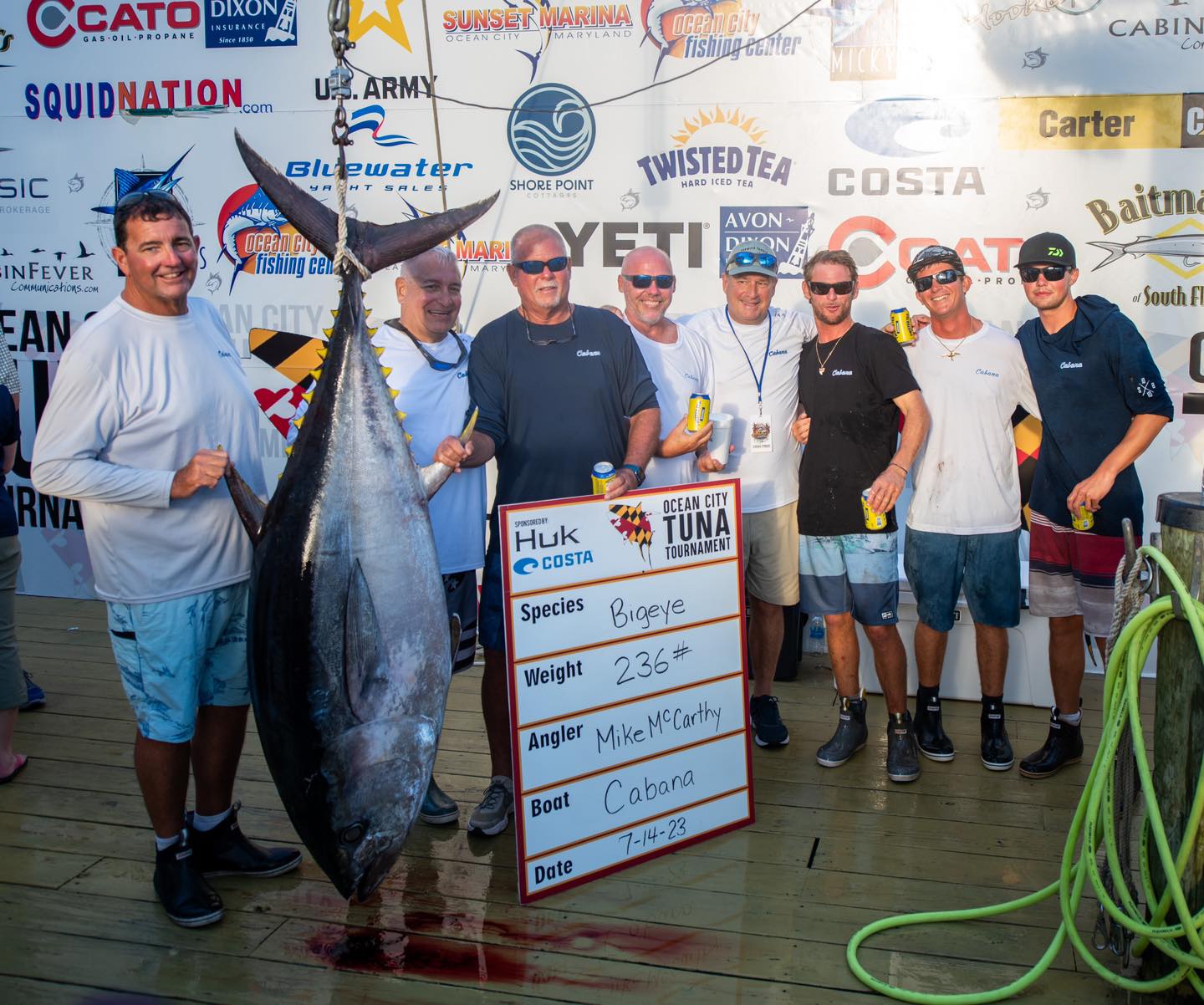 Big Bigeyes For Day 1 At 2023 Ocean City Tuna Tournament