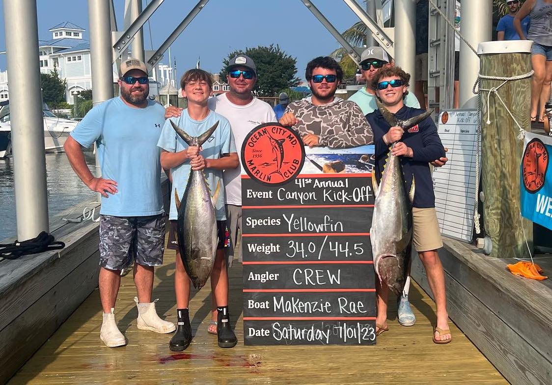 Day 2 at The Ocean City Marlin Club Canyon Kick Off