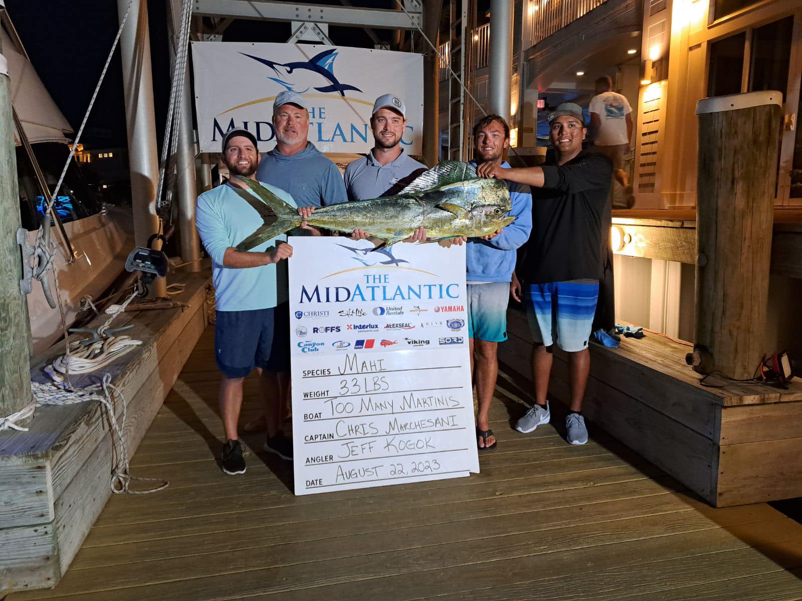 Just One Dolphin Hits The Board On Day 2 of The 2023 MidAtlantic Tournament