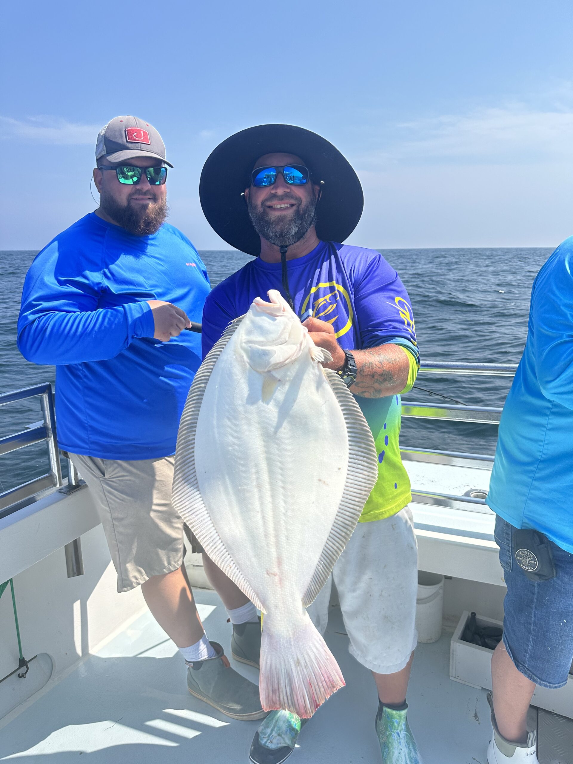 9 Pound Flounder and 5 Pound Sea Bass
