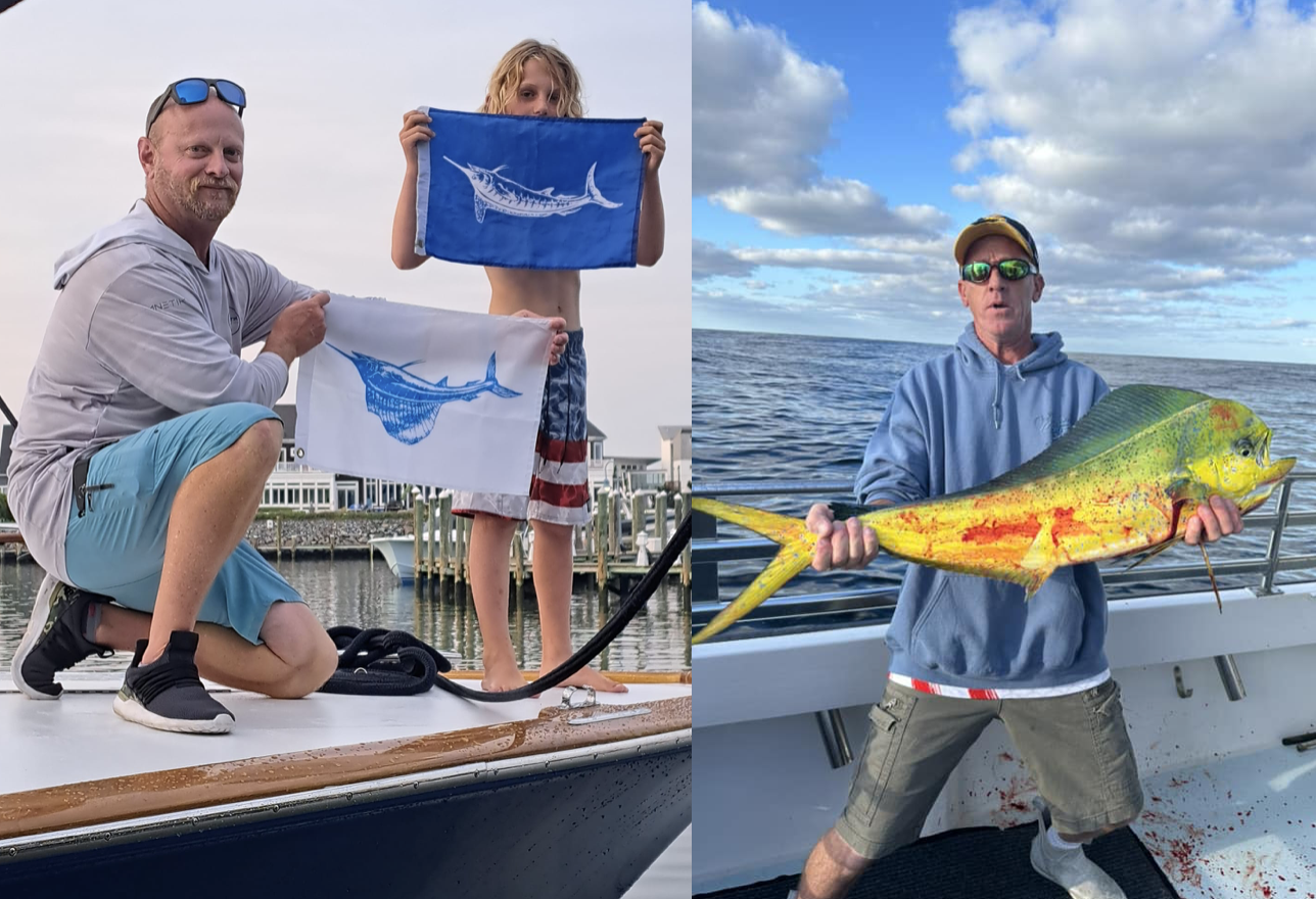 White Marlin and Sailfish in The Deep, Mahi and Flounder Inshore