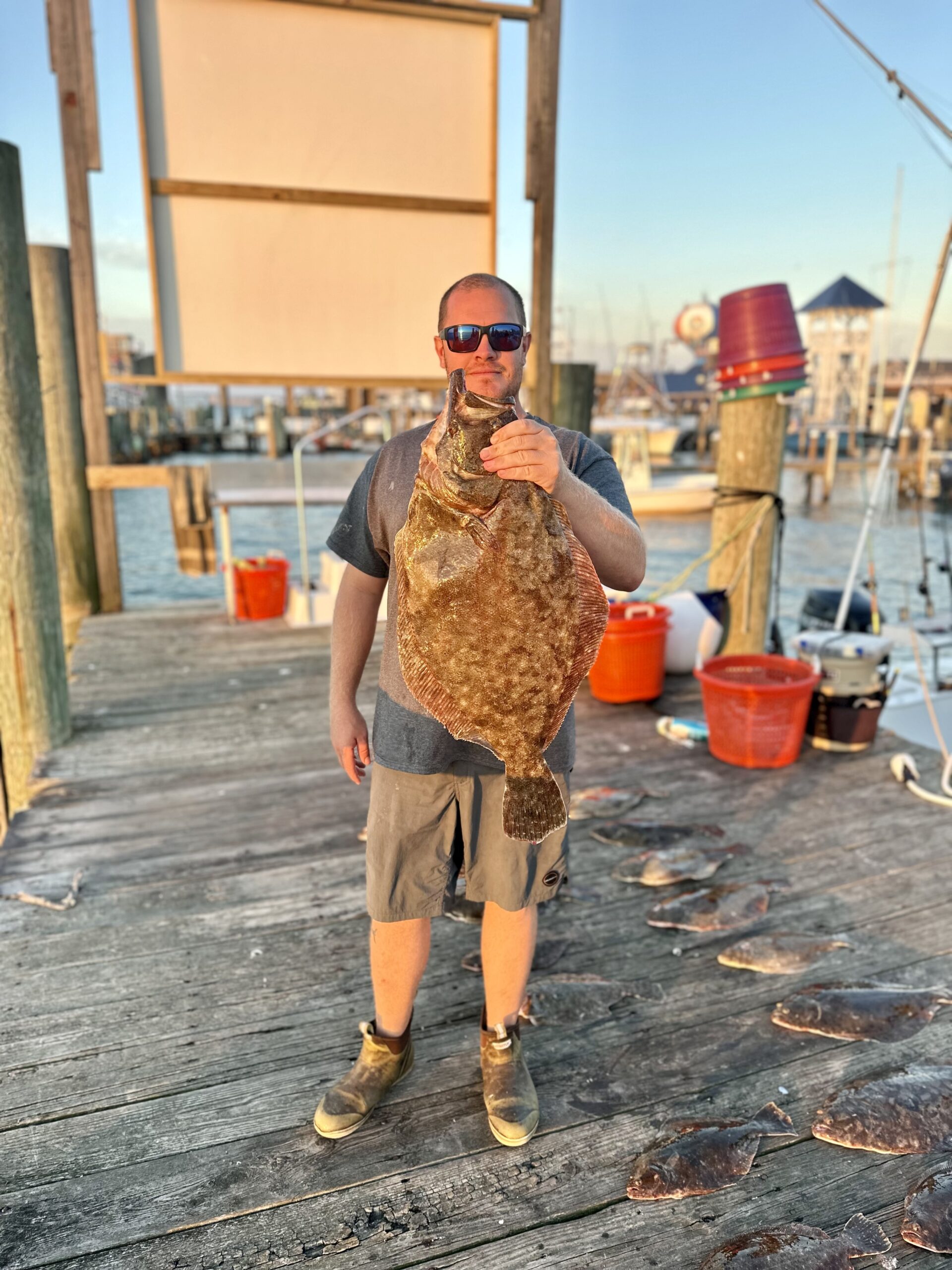 Some Keeper Trout And A 29″ Flounder