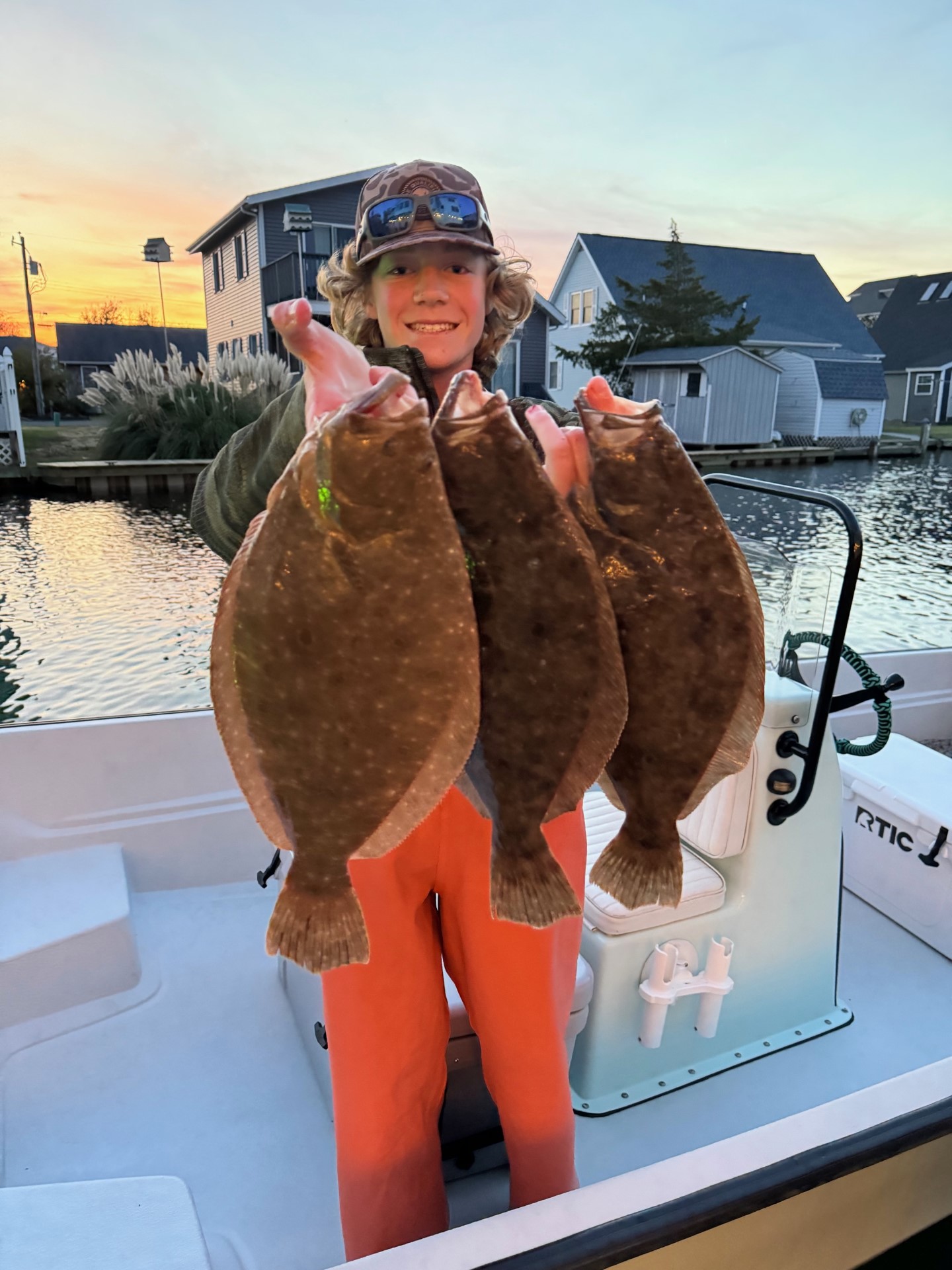Different Weather, But Another Great Bass and Flounder Bite