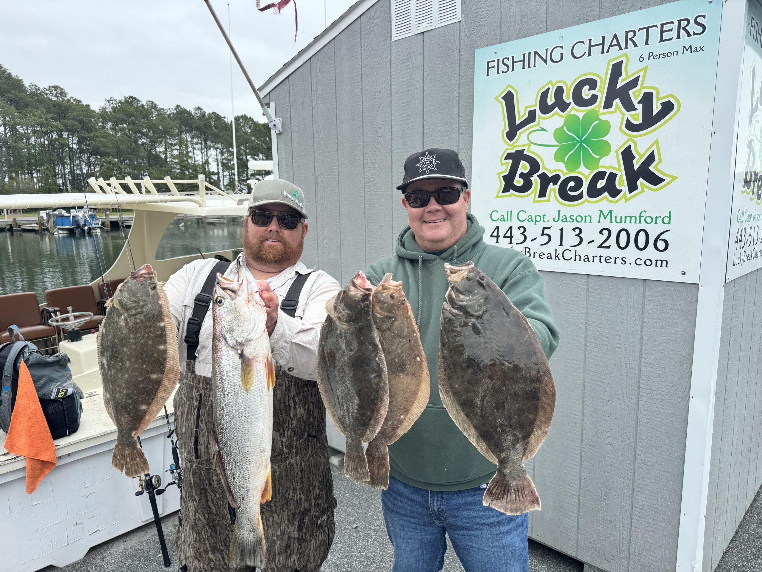 Flounder, A Big Trout and Finally Some Sea Bass