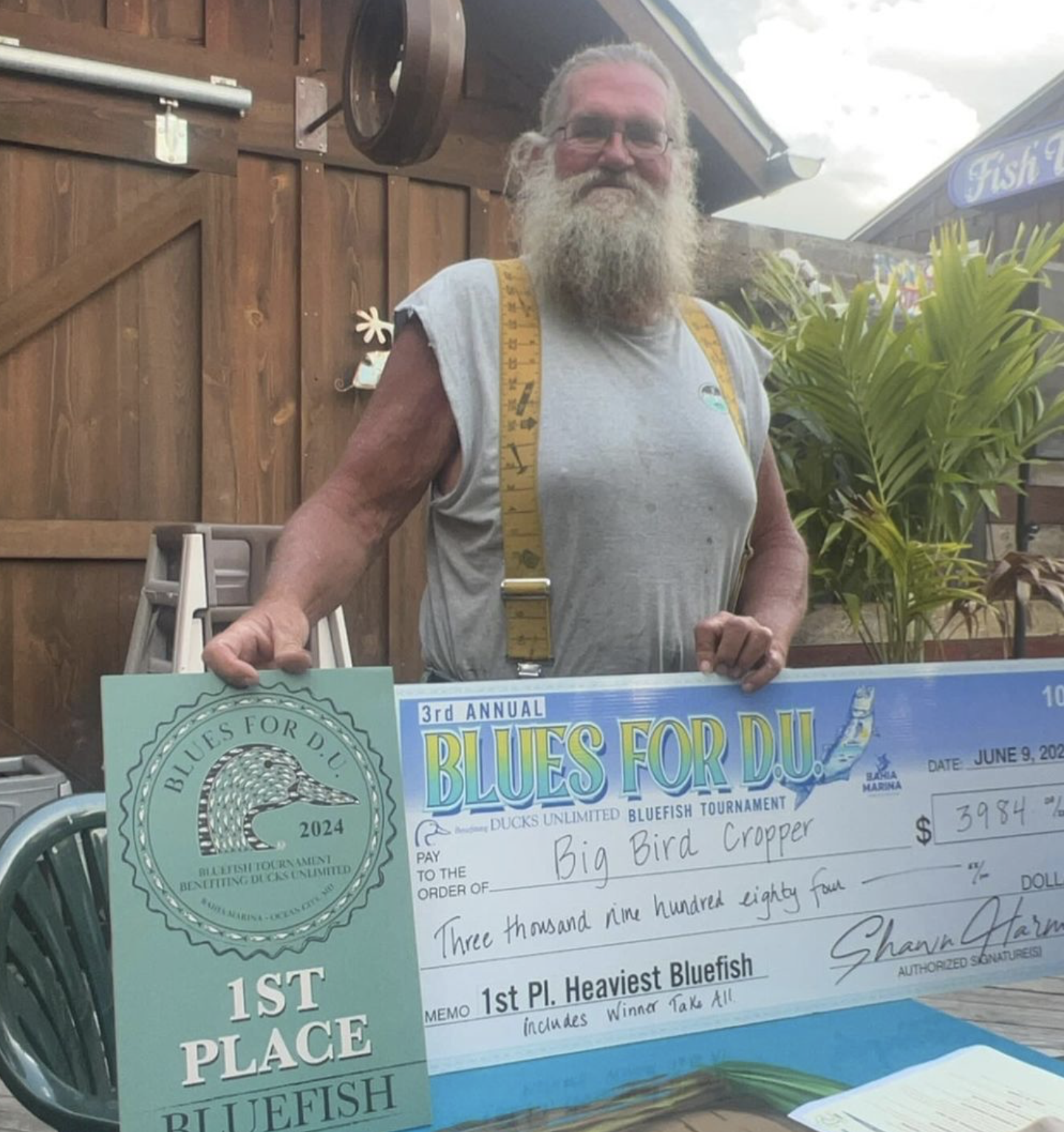 Big Bird Cropper Wins Blues For D.U……..Again