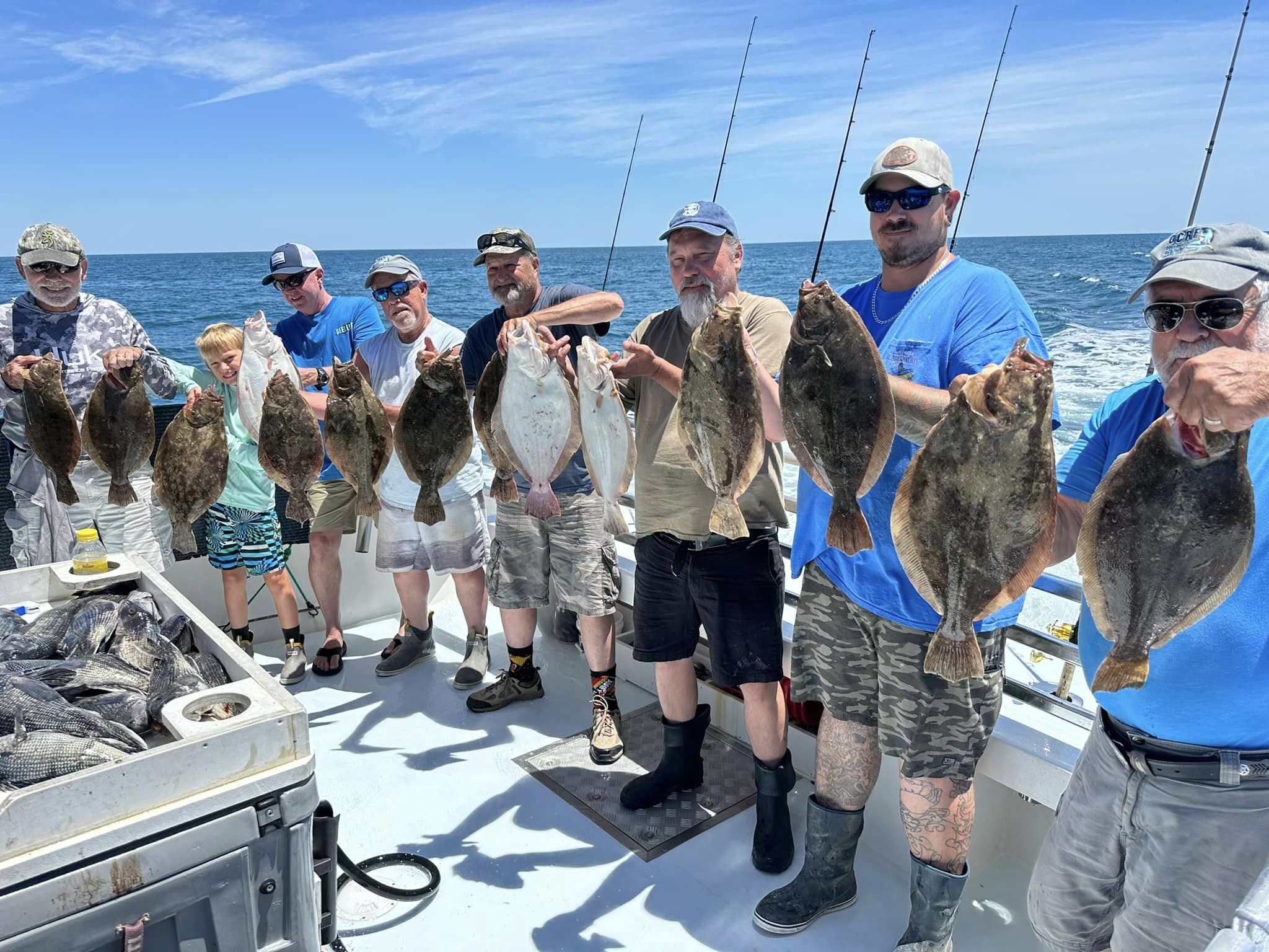 Slow Tuna Fishing, But Some Good Flounder Fishing in the Ocean