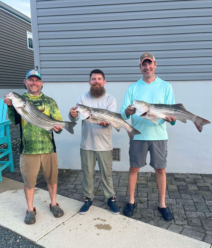 Stripers, Sea Bass and Storms